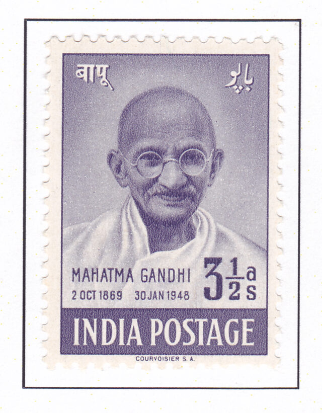 Mohandas Karamchand Gandhi | Violet – 1948