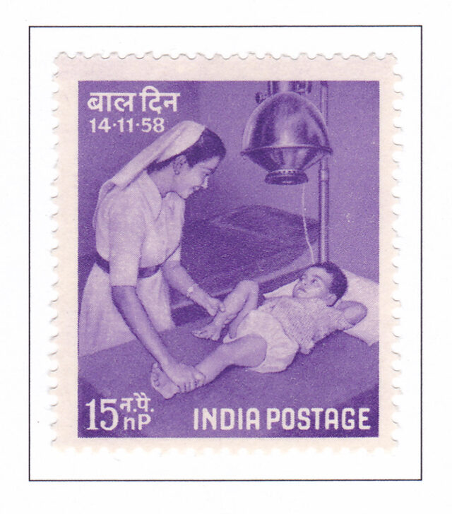 Nurse exercing Polio – 1958