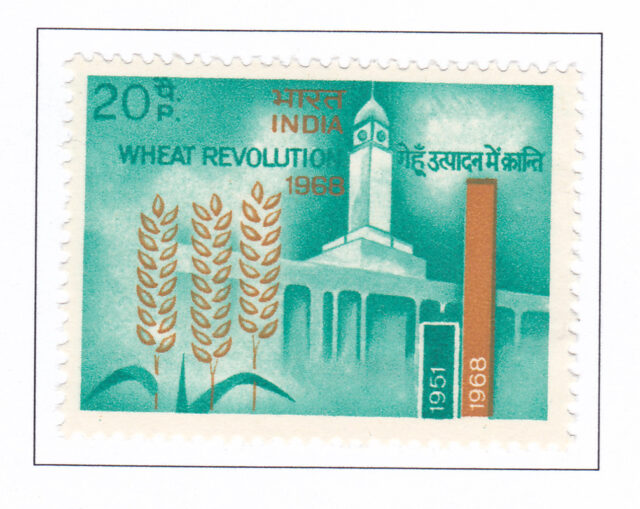 Wheat, Indian Agriculture Research Instt. & Prod. Graph – 1968