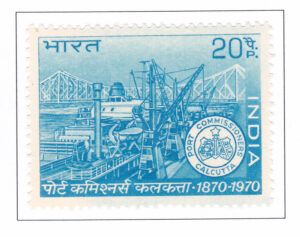 Dredger Piolet Vessel at Calcutta Port & Crest – 1970